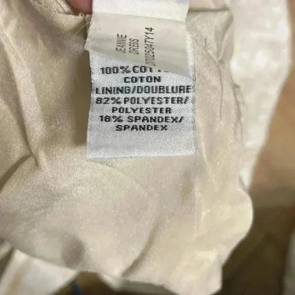 Diane Von Furstenberg "Jeannie fit & flare skater dress size‎ 6 cream - Picture 16 of 16